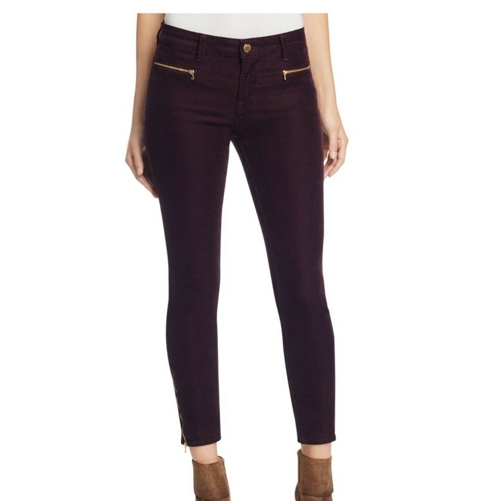 J Brand Iselin mid-rise zip skinny